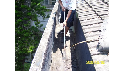 台中裕成防水-屋頂排水溝止漏